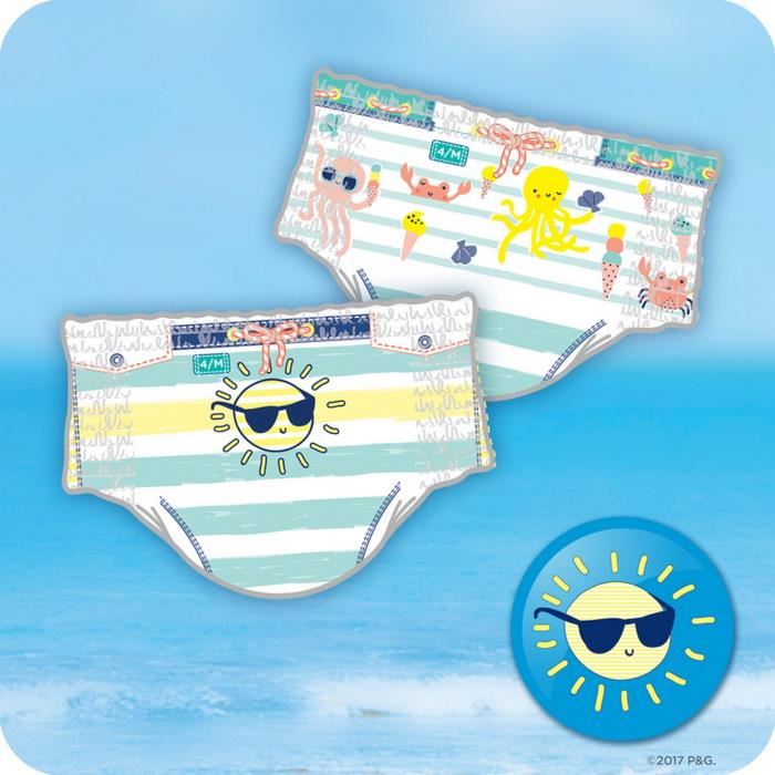 Pampers Splashers Taille 3 4 6 11 Kg 12 Couches Culottes De Bain