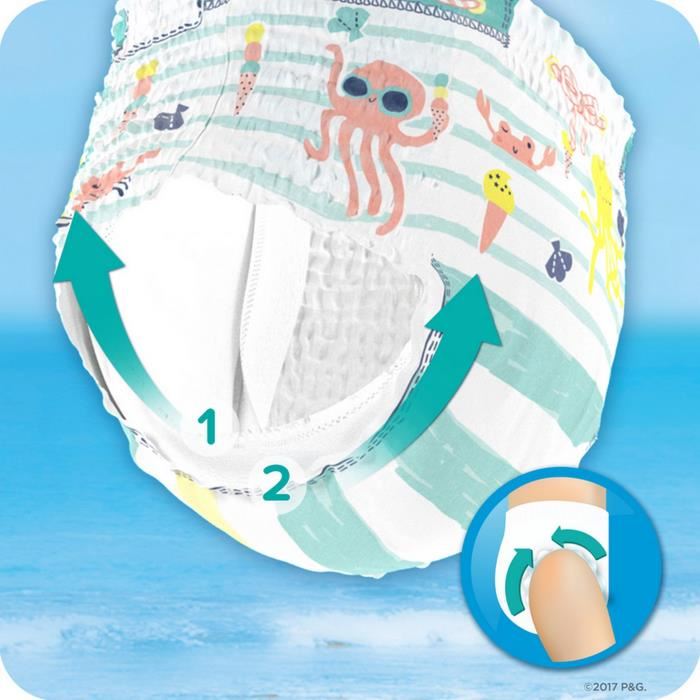 Pampers Splashers Taille 5 6 14 Kg 10 Couches Culottes De Bain