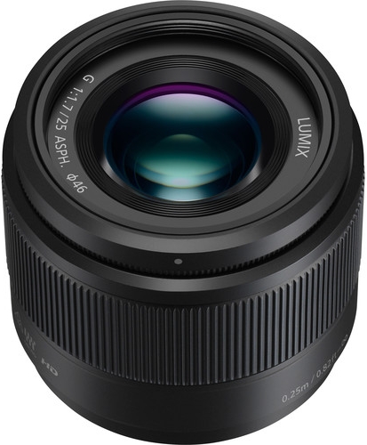 Objectif Hybride Panasonic Lumix G 25mm F/1.7 Noir