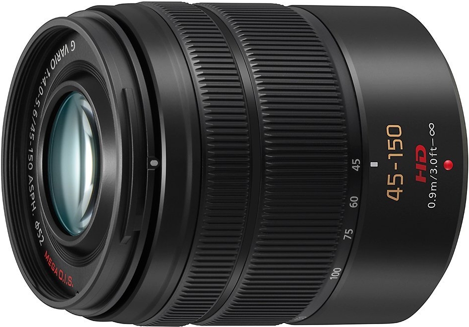 Objectif Hybride Panasonic Lumix G 45-150mm F/4-56 Vario Ois Noir