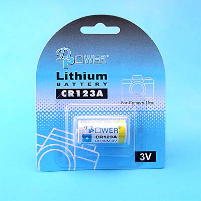 Pile CR123 3V Lithium PANASONIC
