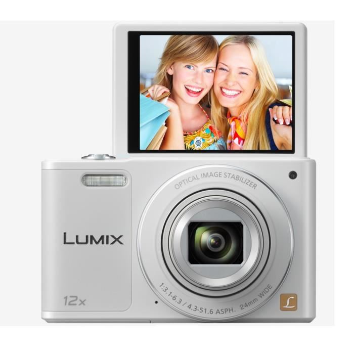 Panasonic Sz10 Blanc - Ccd 16 Megapixels Appareil Photo Numerique Compact