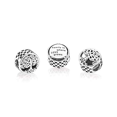 Charm - Pandora - Arbre Genealogique - Argent 925 - Bijou Unique - Femme