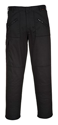 Pantalon De Travail - Action - Multi-poches - Renforts Genoux - Polyvalent - Noir