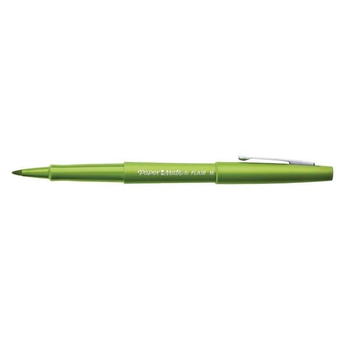 Paper Mate Flair Candy Pop 12 Feutres Assortiment De Couleurs Pointe Moyenne 07mm Sous Blister
