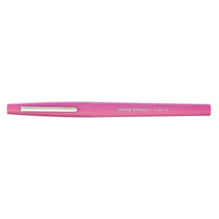 Paper Mate Flair Candy Pop 12 Feutres Assortiment De Couleurs Pointe Moyenne 07mm Sous Blister