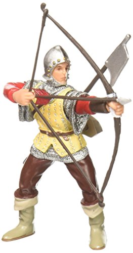 Figurine Archer Rouge - Papo - Le Monde Medieval - Pour Enfant De 3 Ans Et Plus