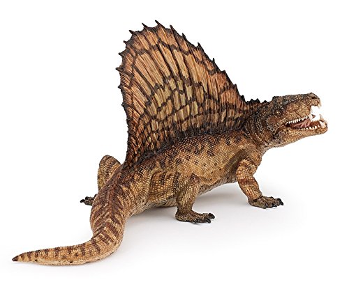 Figurine Dinosaure Dimetrodon - Papo - Les Dinosaures - Peinte A La Main - Support De Jeux Ideal