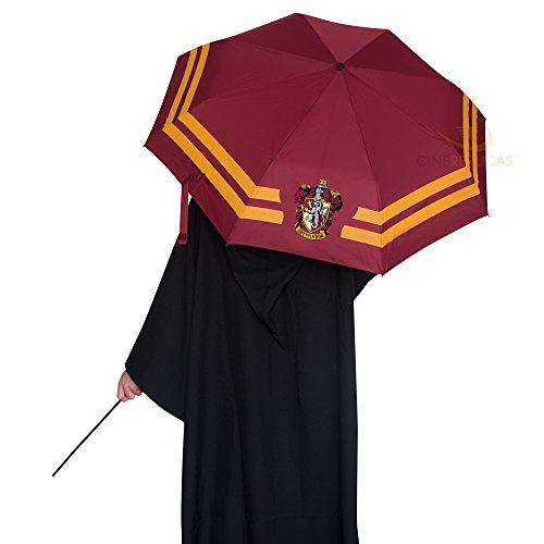 Cinereplicas Harry Potter Parapluie Gryffondor Ouverture Automatique Pliant 112cm Licence Officielle