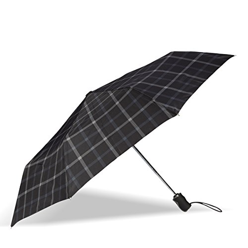 Parapluie Homme Pliant Carreaux - Isotoner - X-tra Solide - Ouverture Automatique