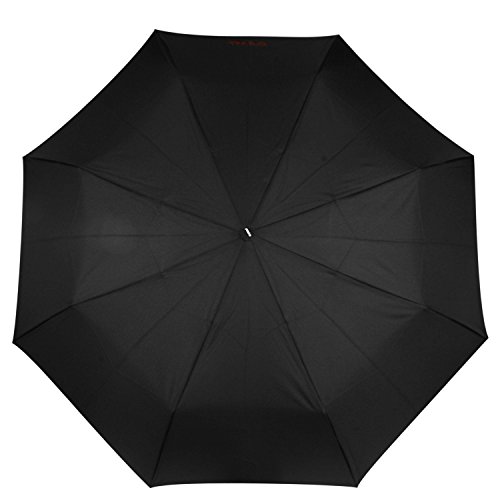 Isotoner Parapluie X-tra Solide Pliant Noir Homme