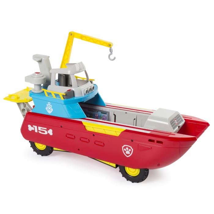 Spin Master Pat Patrouille Bateau Transformable Pat Patrouilleur Des Mers Sea Patrol Paw Patrol