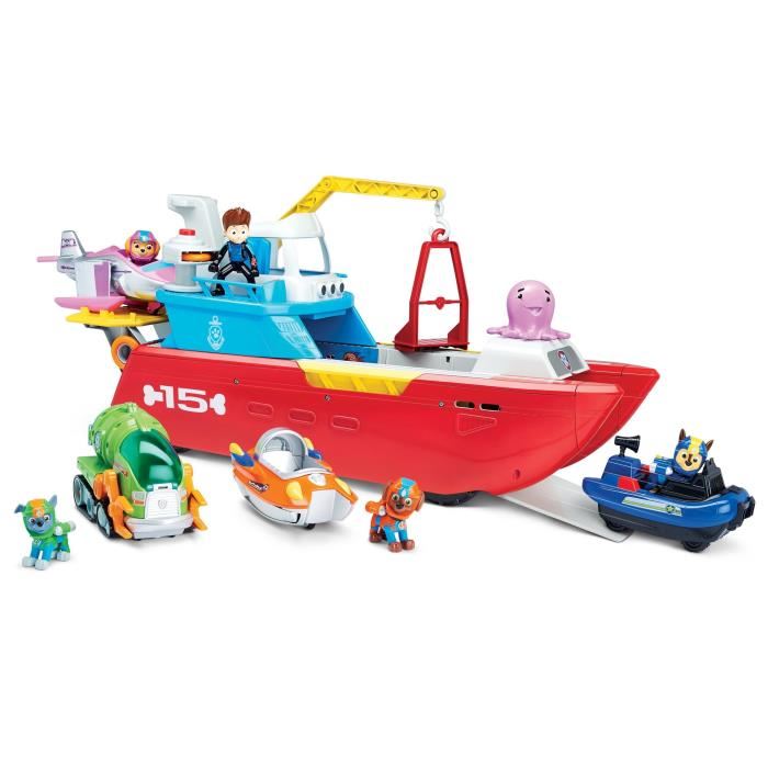 Spin Master Pat Patrouille Bateau Transformable Pat Patrouilleur Des Mers Sea Patrol Paw Patrol