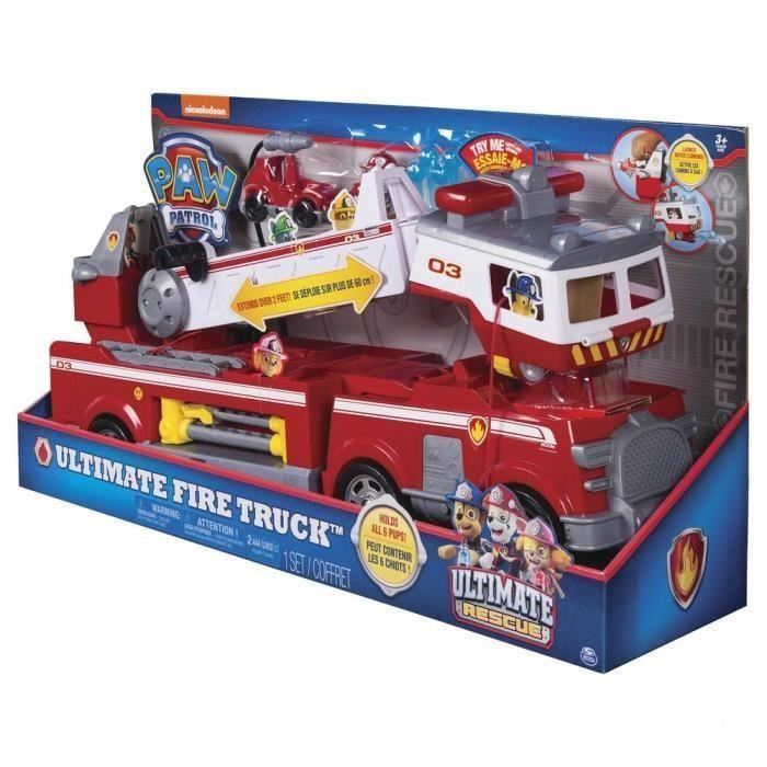 Pat Patrouille Ultimate Rescue Camion De Pompiers
