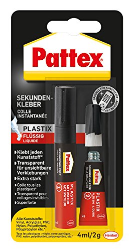 Colle Speciale Pour Matieres Plastiques A Prise Rapide Pattex Psa1c