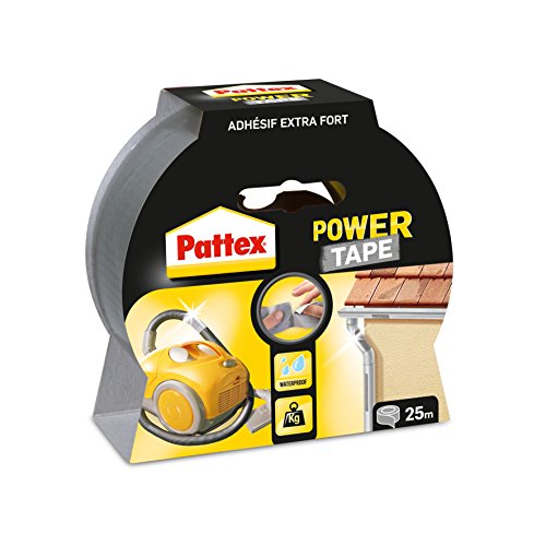 Power Tape Adhesif Gris 25 Metres Pattex