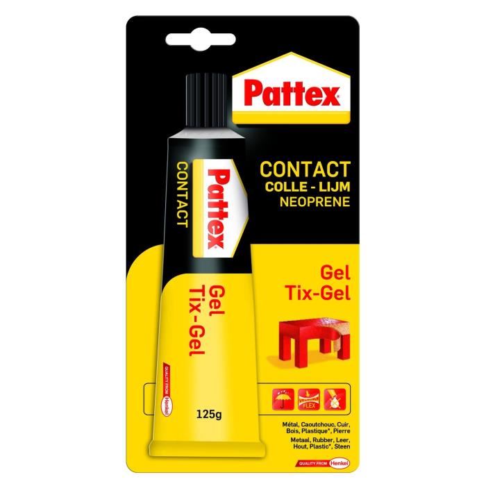 Colle Pattex contact gel blister 12x125g