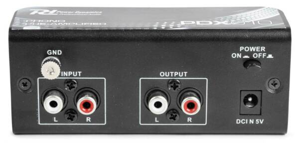 power dynamics PDX010 Pre-amplificateur pre-ampli stereo pour ligne phono