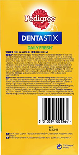 Pedigree Dentastix Fresh - Batonnets A Macher - Pour Petit Chien  X28