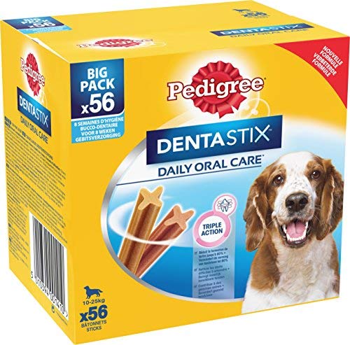 Friandises Dentastix pour Chien de Moyenne Taille - Pedigree - x56