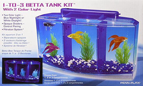 Penn-plax Triple Aquarium Pour Betta Del...