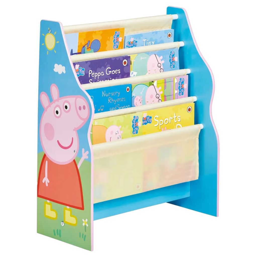 Peppa Pig Bibliotheque Etagere pour Enfants 51x23x60 cm Bleu WORL213012