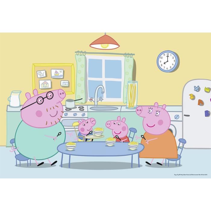 Puzzle Peppa Pig 2x12 Pieces - Ravensburger - Lot De Puzzles Enfant - Des 3 Ans