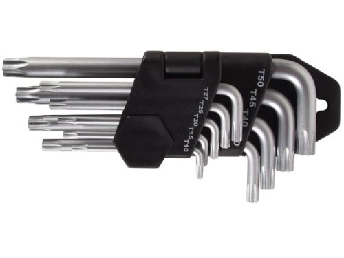 Jeu De Cles Etoile - 9 Pieces - Acier Chrome Vanadium