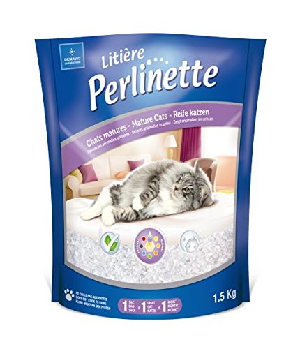Litiere perlinette sante chat mature sac Poids - 1,5 kg