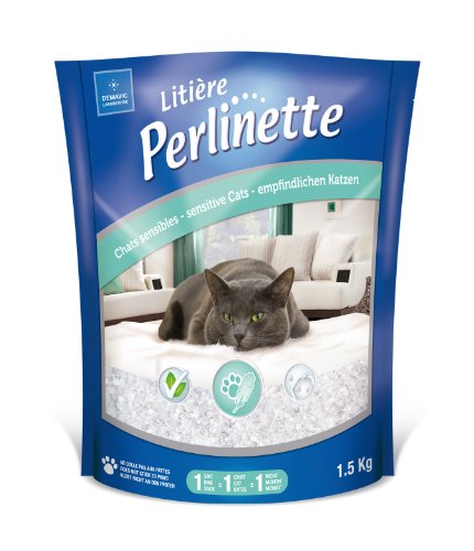 Litiere Perlinette pour Chat Sensible - Demavic - 1,5Kg