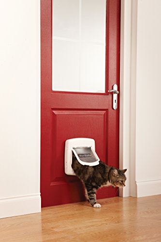 Porte StayWell Magnetique Luxe 400SGIFD pour Chat - PetSafe - Blanc
