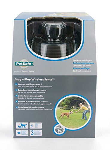 Petsafe Cloture Anti Fugue Sans Fil Portable Et Electrique Pour Chien Stay Play Avec Collier Anti Fugue Rechargeableportee 64m
