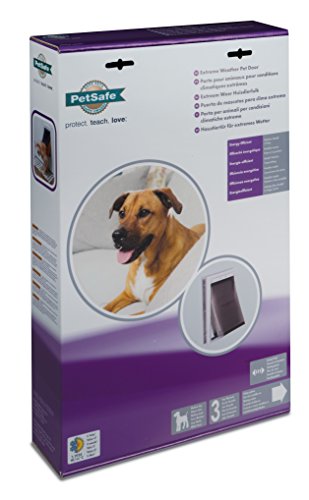 Petsafe - Porte Pour Animaux Conditions Climatiques Extremes - Tres Isolante - Avec Panneau De Fermeture - Taille Moyenne M