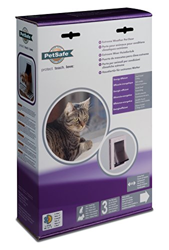 Petsafe - Porte Pour Animaux Conditions Climatiques Extremes - Tres Isolante - Avec Panneau De Fermeture - Petite Taille S
