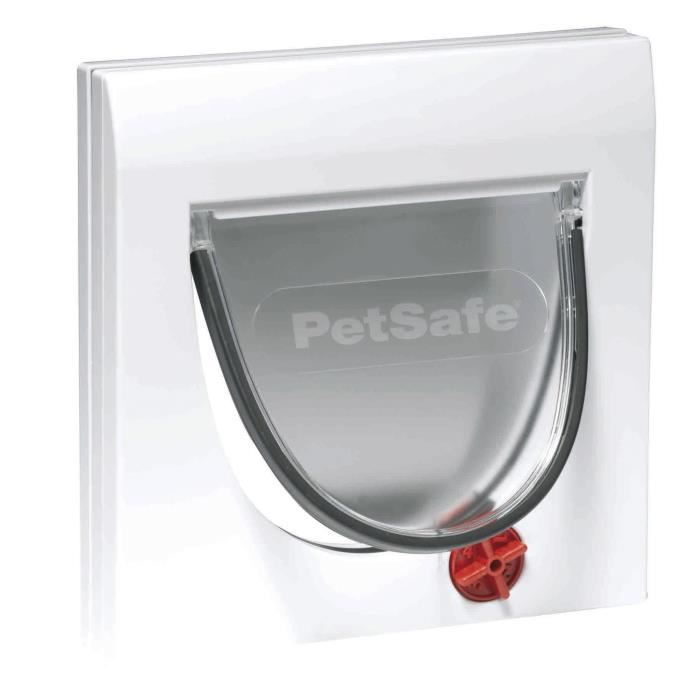 Petsafe Chatiere Staywell 917 - 4 Modes De Verrouillage Manuel Blanc