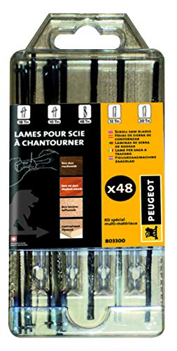 Kit de 48 lames pour scie a chantourner L. 127 mm - 12-18 TPI - 803300