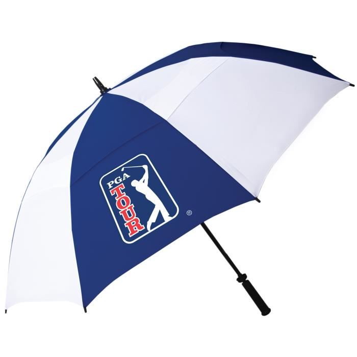 Pga Tour Parapluie De Golf A L'epreuve Du Vent - Blanc Et Bleu