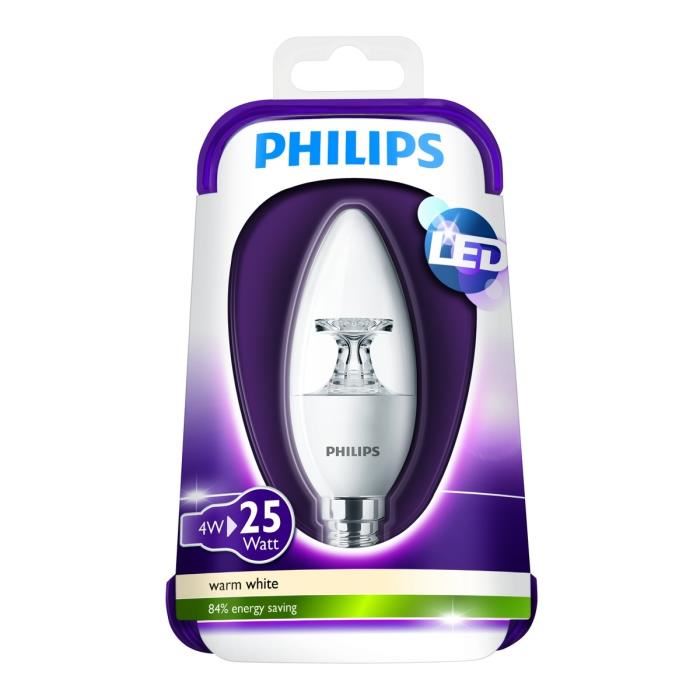 Philips Ampoule Led 25w B35 E14 Ww Cl 