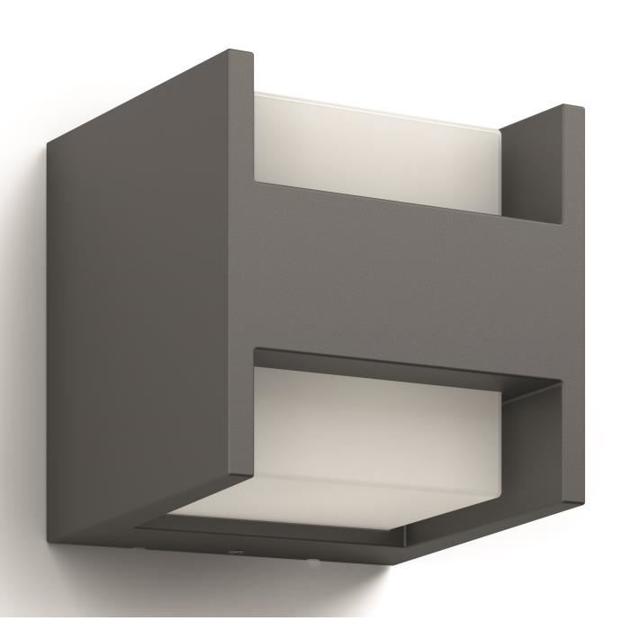 Applique Murale Philips Arbour Eclairage Exterieur Lumiere Blanche Chaude Etroit Ip44
