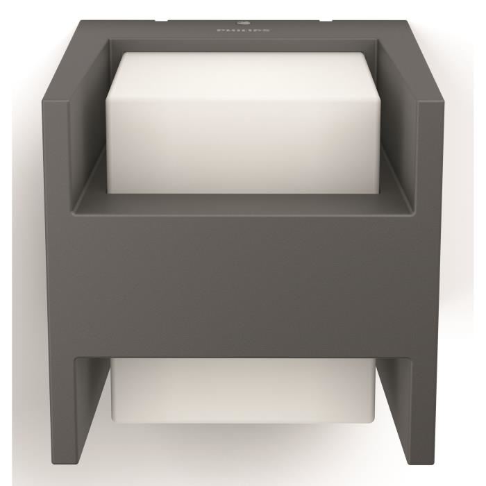 Applique Murale Philips Arbour Eclairage Exterieur Lumiere Blanche Chaude Etroit Ip44