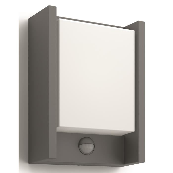 Applique Murale - Philips - Arbour Ir - 4000k - Anthracite - Ip44