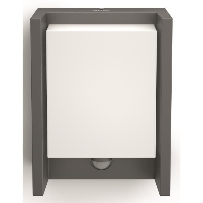 Applique Murale - Philips - Arbour Ir - 4000k - Anthracite - Ip44