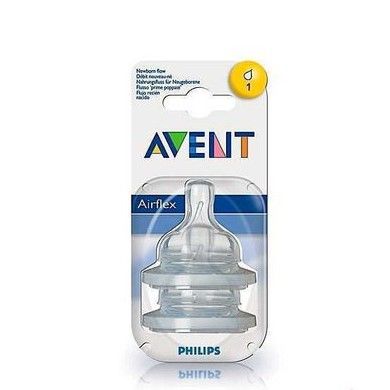 Avent Tetine Silicone Debit Nouveau-ne 0m+