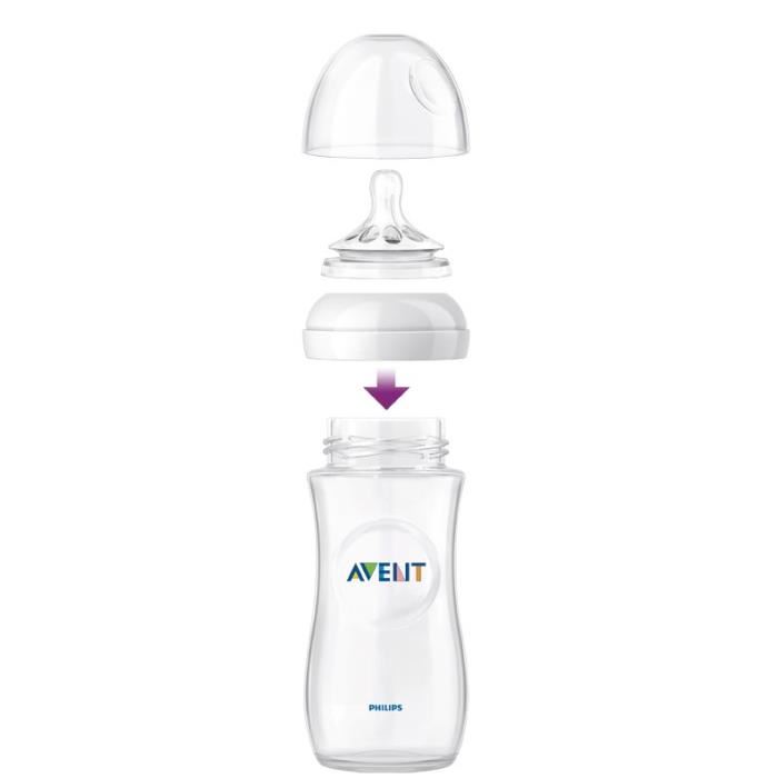 Avent Biberon Natural Lot De 2 X 330ml