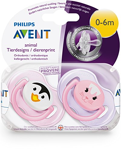 Philips Avent Sucette Animal 0-6 Mois Fille
