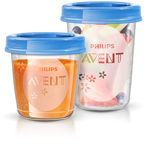 Philips Avent - Set x10 Pots Conservation Pour Purees