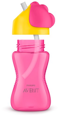 Philips Avent Scf79802 Tasse A Paille 300ml 12 Mois Rosejaune