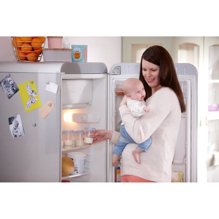 Philips Avent Scf721/20 Lot De 20 Pots De Conservation - Couvercle Etanche - Facile A Nettoyer