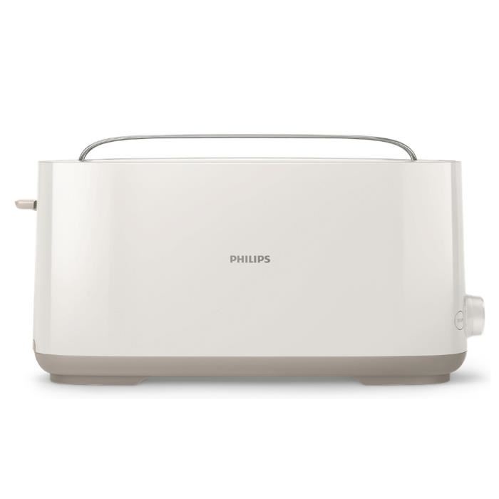 Grille Pain Philips Hd259000 Collection Daily 1 Fente Longue 830w Blanc