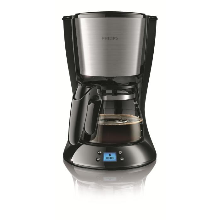 Philips Cafetiere Filtre 10 Tasses Daily Collection Noir/metal